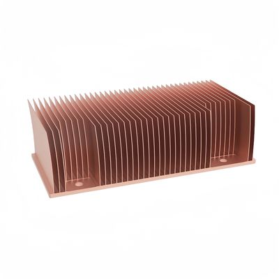 0.5mm Scavatura a pinna di scarico di calore rivestito per scambiatore di calore tubo a pinna