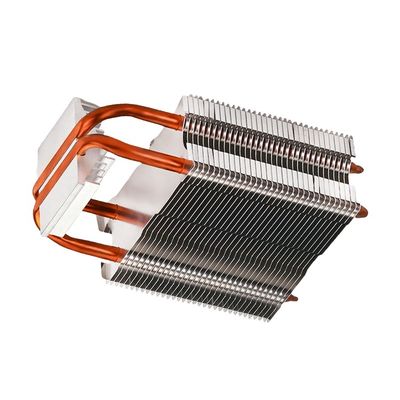 Anodizzato tubo di calore di rame lavandino di calore a pinna skived dissipazione del calore