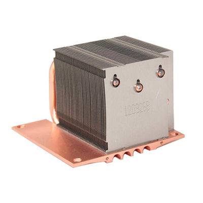 Anodizzato tubo di calore di rame lavandino di calore a pinna skived dissipazione del calore