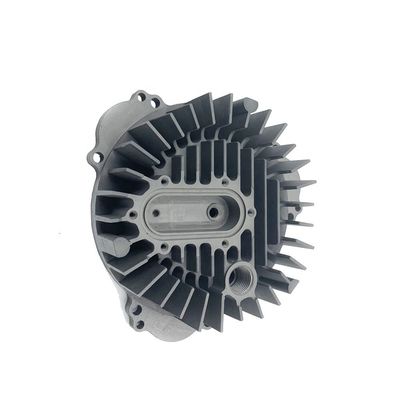 Dispositivo di scarico di calore in alluminio a fusione argento Dispositivo di scarico di calore elettronico compatto