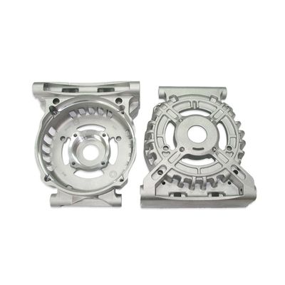 Dispositivo di scarico di calore in alluminio a fusione argento Dispositivo di scarico di calore elettronico compatto