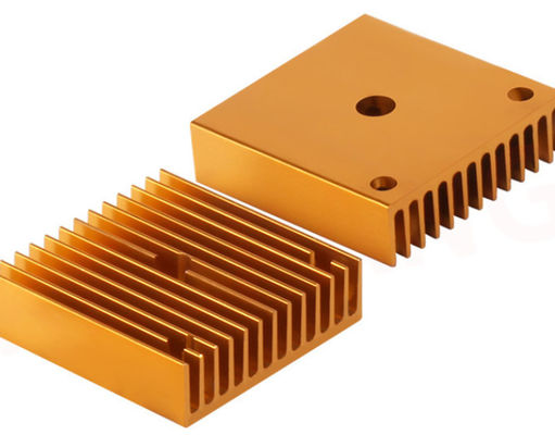 Dischi termosiferi anodizzati CNC a macchina su misura per una migliore efficienza di raffreddamento