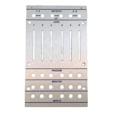pannello anteriore in alluminio spazzolato composito con buona resistenza al calore