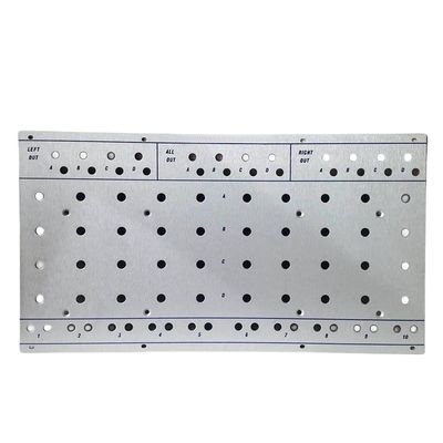 pannello anteriore in alluminio spazzolato composito con buona resistenza al calore