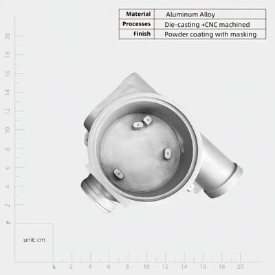 Alluminio rivestito in polvere con alluminio a fusione a fuso con forte resistenza alla corrosione
