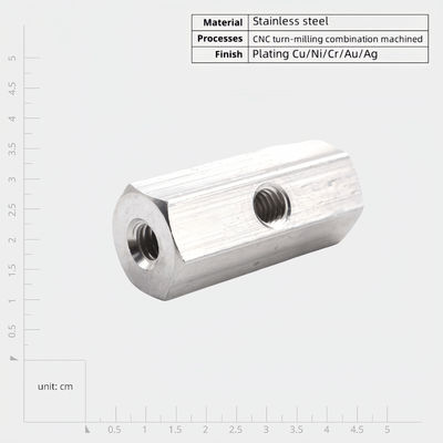Parti di tornitura CNC di precisione Fabbricazione metallica Parti di fresatura CNC di alta precisione