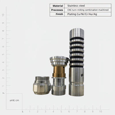 Hardware Metallo CNC Turning Parts Alta precisione 0.01mm Tecnologia CNC