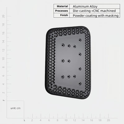Pannello anteriore in alluminio stampato per applicazioni industriali personalizzabili e protettive
