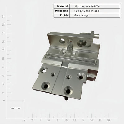 Servizi di fresatura CNC anodizzata per parti metalliche di precisione in alluminio personalizzate