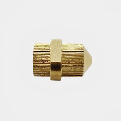OEM Custom Non Standard Copper Screw Plugs Nut CNC Turning Lathe Precision Machining Parts Servizio