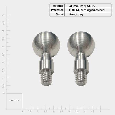 Parti di tornitura CNC con tolleranza di 0,01 mm Servizi di precisione del tornio CNC personalizzati
