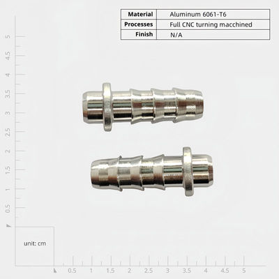 Servizi OEM di Micro-Machining Rivets in acciaio inossidabile in alluminio con macchina CNC in argento