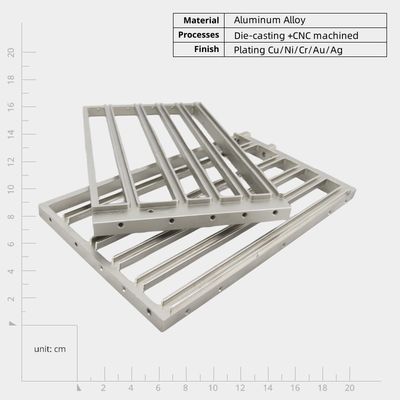 ADC12/A380 Custom Aluminum Die Casting Part Plating Nickel con tolleranza di ±0,05 mm