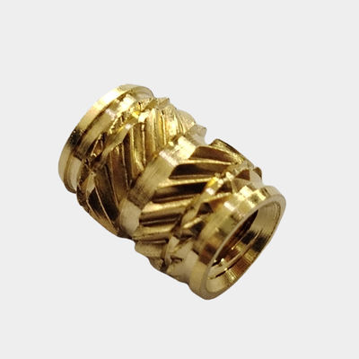 M2 M3 M4 M5 M6 M8 Nocciolo inserito a filo in ottone Nocciolo inserito a groviglio per tornitura CNC