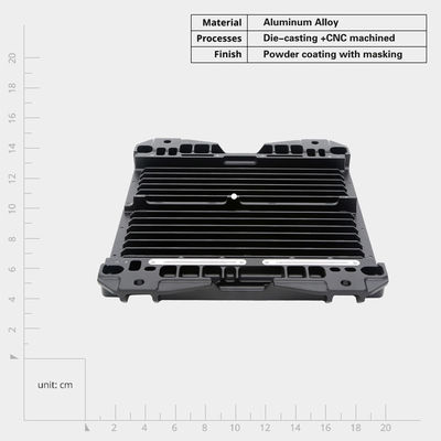 OEM Custom Aluminum Precision CNC Machined Heat Sinks Rapid Prototyping CNC Machining