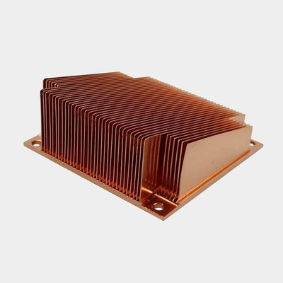 Dispositivo di scarico di calore in rame per componenti elettronici personalizzato