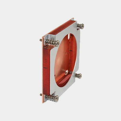 Montaggio a vite per dissipatore di calore a pinna di rame personalizzato per AMD Intel GPU/CPU