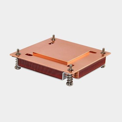 Montaggio a vite per dissipatore di calore a pinna di rame personalizzato per AMD Intel GPU/CPU