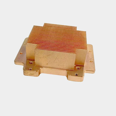 Dispositivo termico di scarico a pinna di rame puro per apparecchi elettronici