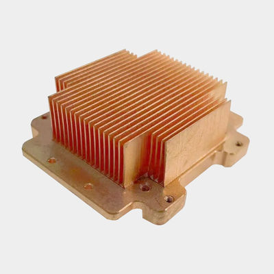 Dispositivo termico di scarico a pinna di rame puro per apparecchi elettronici