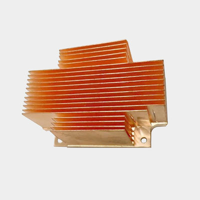 Dispositivo termico di scarico a pinna di rame puro per apparecchi elettronici