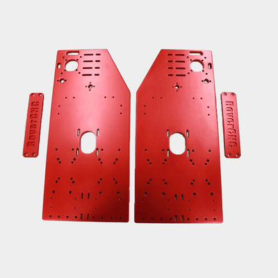 Piastra di montaggio elettrica CNC di alluminio anodizzato personalizzata con elevata durata