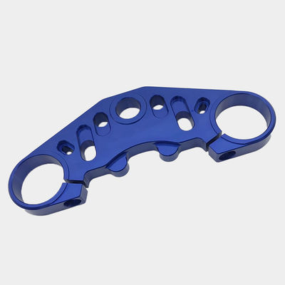 OEM CNC Forgiazione Leggio di alluminio superiore CNC meccanizzato Motociclo superiore tripla pinza Superiore pannello portaforchetta