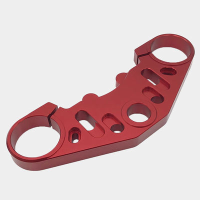 OEM CNC Forgiazione Leggio di alluminio superiore CNC meccanizzato Motociclo superiore tripla pinza Superiore pannello portaforchetta
