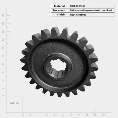 Ingranaggi a spirale in acciaio inossidabile personalizzati per l'accessoio della macchina Piattazza ± 0,01 mm