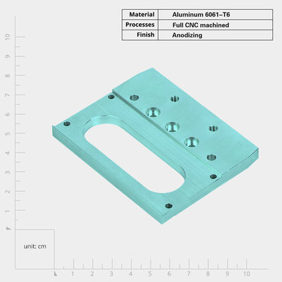 Tolleranza di precisione 0,01 mm-0,05 mm prototipo meccanizzato CNC per varie applicazioni