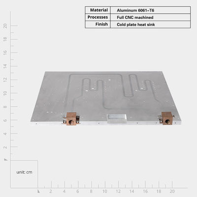 tubo di rame alluminio liquido raffreddatore riscaldatore lavandino di acqua di raffreddamento blocco riscaldatore per inverter