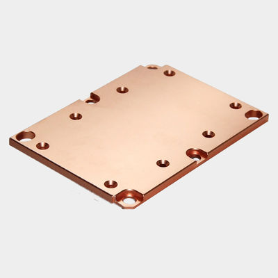 Alta densità di rame Skiving Fin Sink di calore liquido Blocco di raffreddamento CNC Machining CPU Cooler Sink di calore