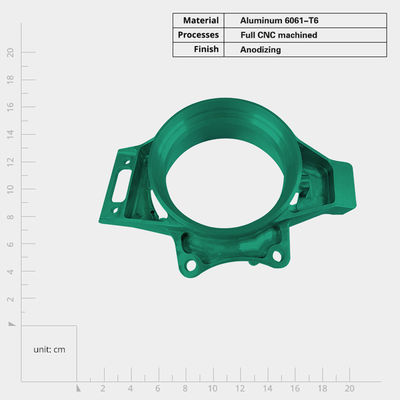 Parti precisioni CNC lavorate 0,001 mm con tecnologia avanzata a 5 assi
