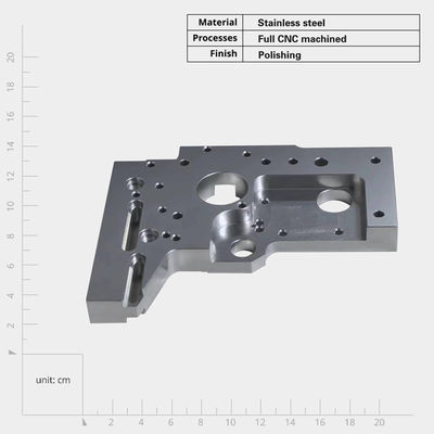 Parti di macchine per la rettifica di superfici CNC su misura con tolleranza di rettifica -0,001 mm