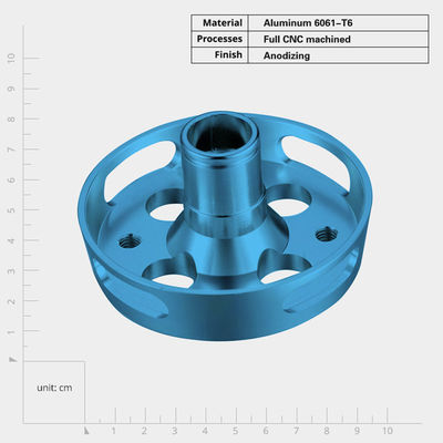 Parti meccanizzate CNC su misura con durezza e flessibilità Tolleranza 0,001 mm